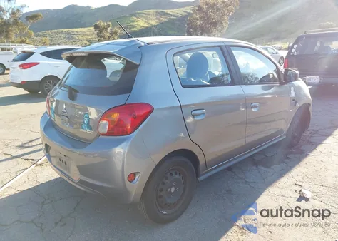 2015 Mitsubishi Mirage De/Rf из США, поврежденный, VIN ML32A3HJ8FH041901